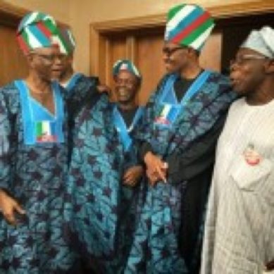 President Buhari and the APC Chiefs