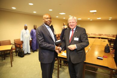 Senate President Abubakar Bukola Saraki with Volker Bouffier, MDL