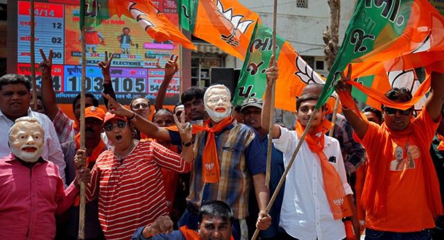 Supporters of Bharatiya Janata Party (BJP)