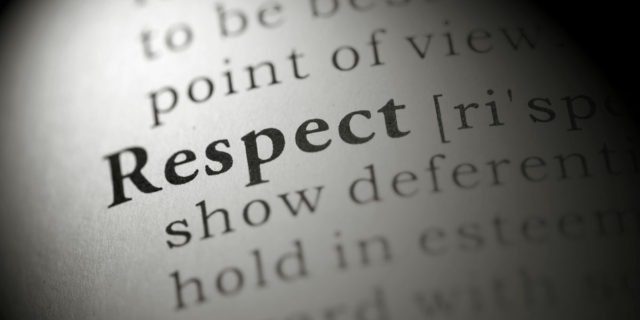 importance of respect