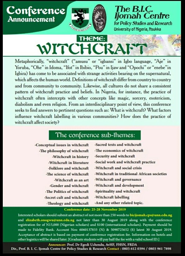 Witchcraft Conference
