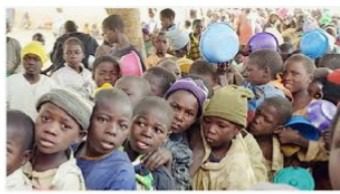 Group of Almajiri children