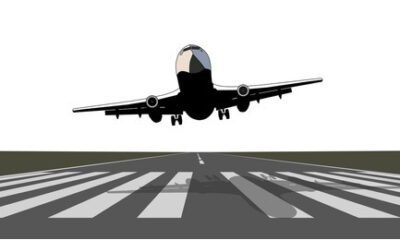 picture of a plane, rocket or elevator that is lifting off