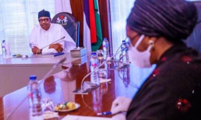 Muhammadu Buhari and Finance Minister, Zainab