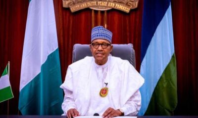 President Muhammadu Buhari and TI Transparency International