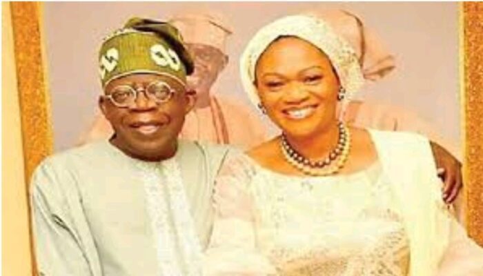 Tinubu and wife
