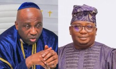 Minister Bayo Adelabu and Primate Elijah Ayodele