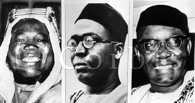 ahmadu bello obafemi awolowo nnamdi azikiwe nigeria 1962