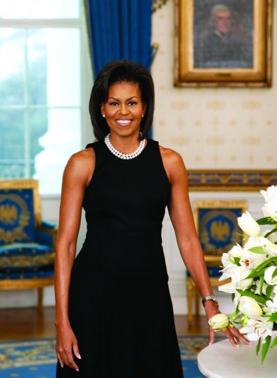 First Lady Michelle Obama Official Portrait 2009 HiRes