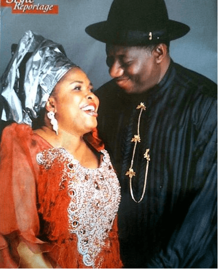 President GEJ and wife