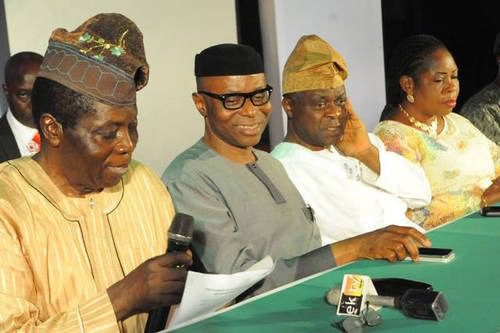 Bode Ajewole Mimiko while addressing the Press in Akure