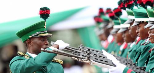 PRESIDENT BUHARI @NIGERIA AT 56 PIC 22 soldiers