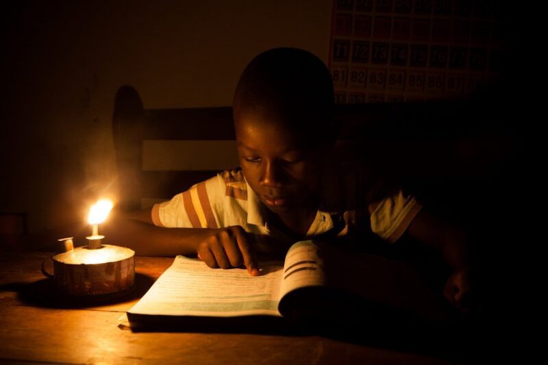 Lantern and Candle in Nigeria Africa