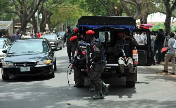 Nigerian police car