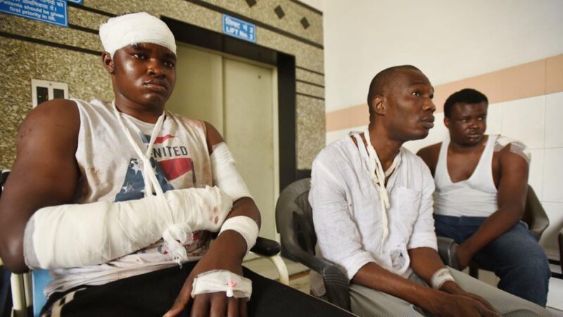 Nigerian students assaulted in India