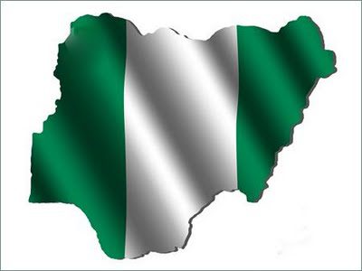 nigeria map flag
