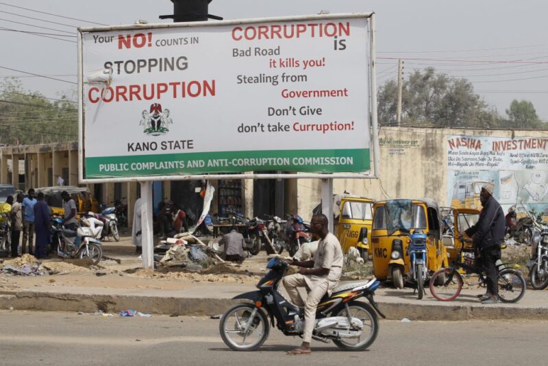 nigeria anti corruption poster.
