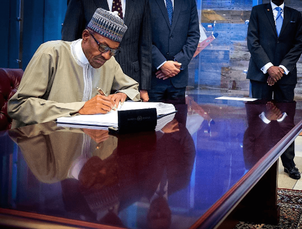 President Buhari Climate Change Agreement