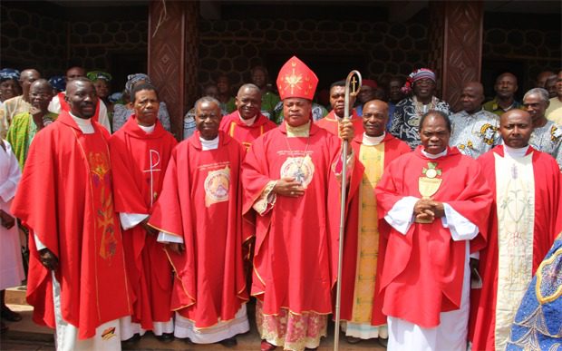 Ahiara big Bishop Peter Okpalaeke