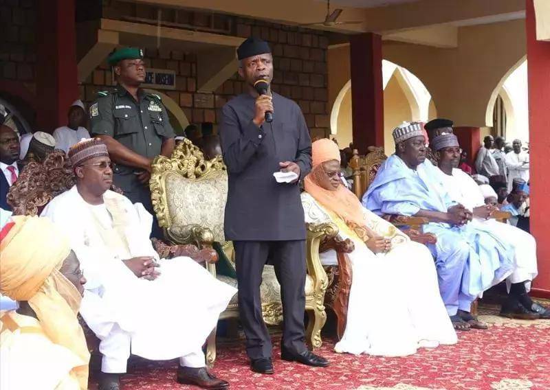 Osinbajo now Jagaba of Adamawa as state names road after Buhari Vice President