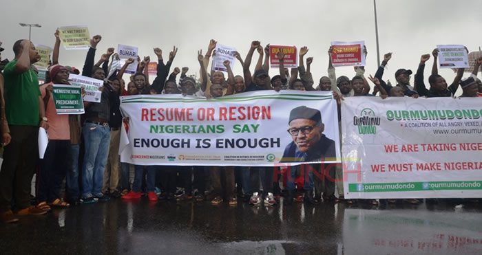 Resume or Resign Group Protest Buhari