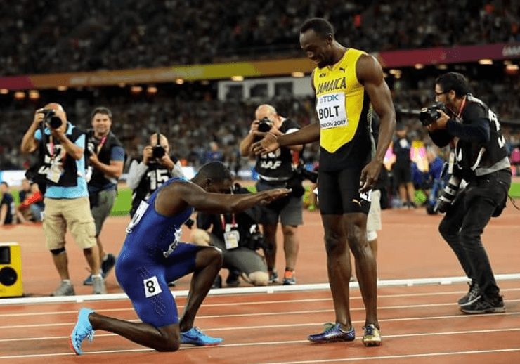 Usain Bolt loses to Justin Gatlin in the 100m World Athletics Championships 2017 London