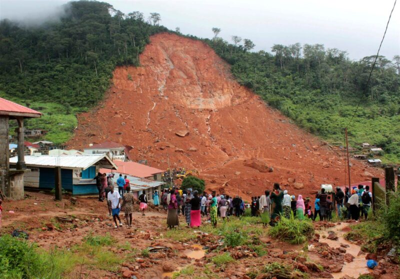 landslide in Siera Leone