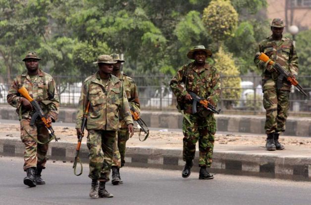 nigerian soldiers on operation python dance