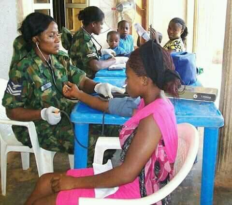 Nigeria Army and their vaccine