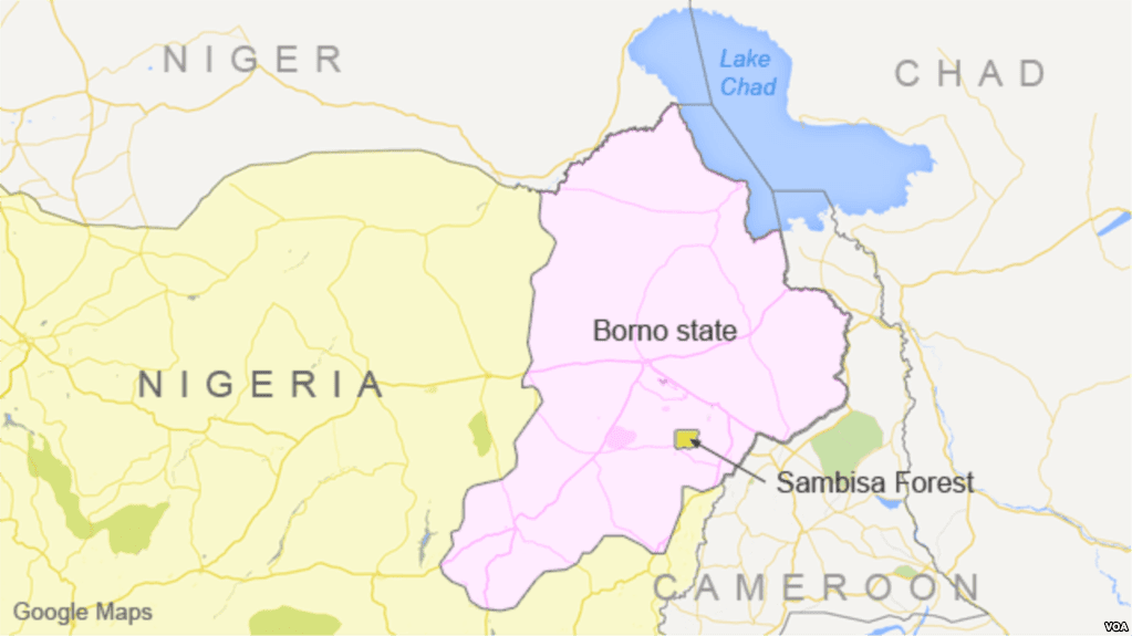 Borno State map