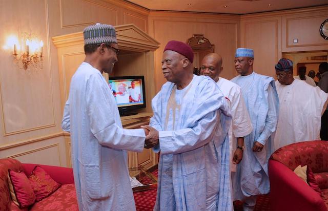 Buhari and Nigerian senators