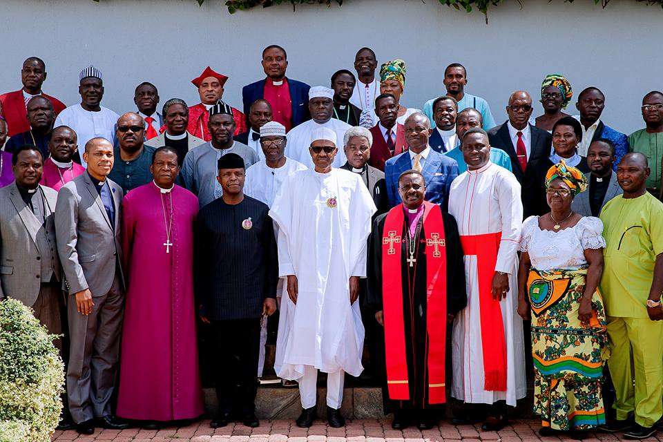 Church Leaders visit President Buhari