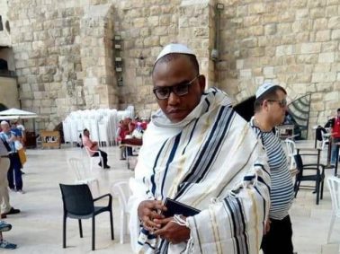 Nnamdi Kanu Is Alive IPOB Leader Spotted In Jerusalem Praying VIDEO