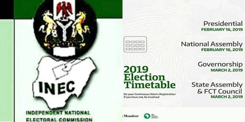 2019 Nigeria General Election Timetable Is Out