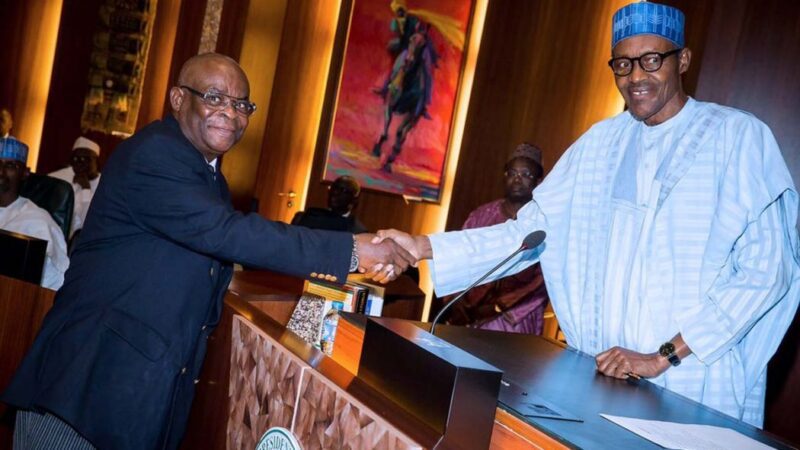 Buhari and CJN Onnoghen