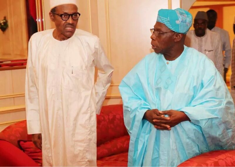 Buhari meets Obasanjo 1