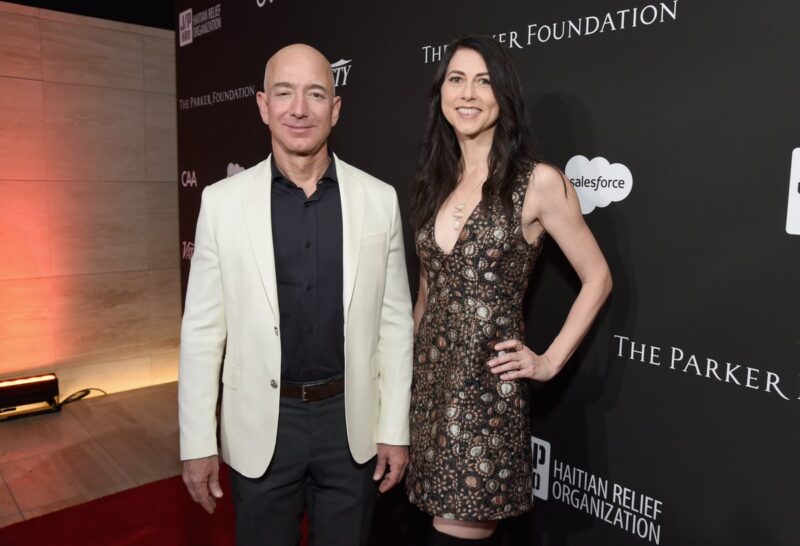 Jeff and MacKenzie Bezos