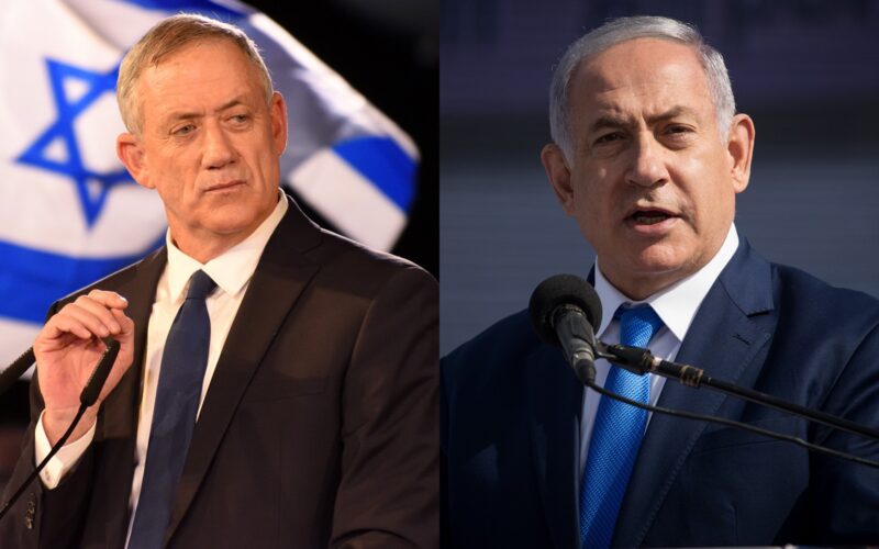 Benjamin Netanyahu and Benjamin Gantz
