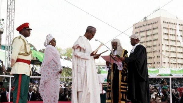 Buhari inauguration in 2015