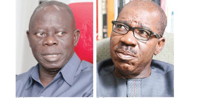 Oshiomhole and governor Obaseki