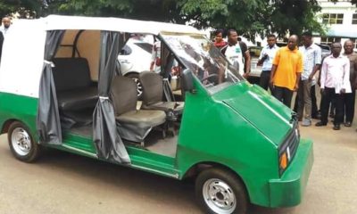 A Five seater electronic car produced in UNN