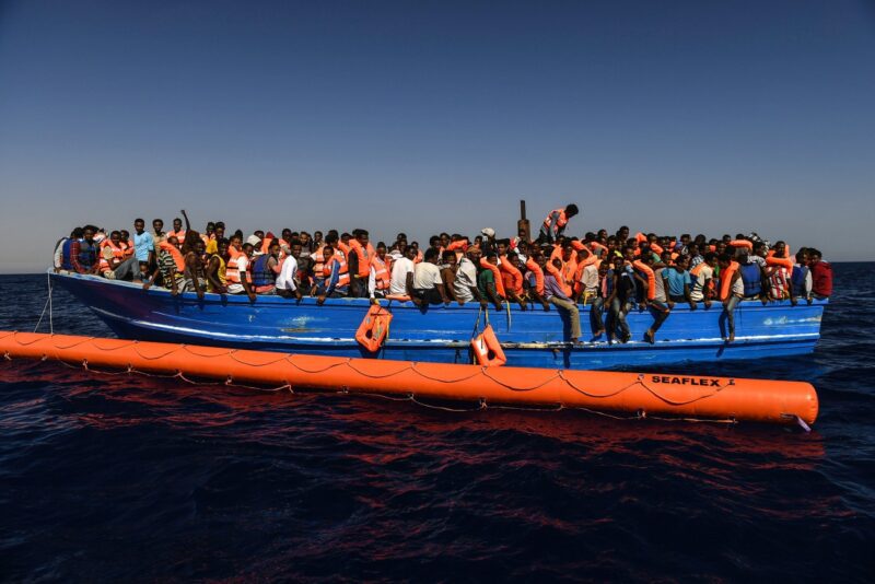 Search and rescue staff and medics jointly run by SOS Mediterranee and Doctors Without Borders