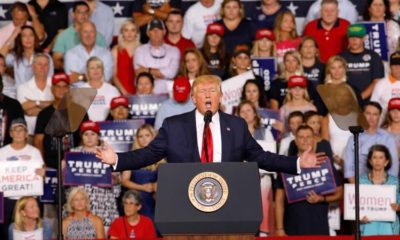 US President Donald Trump attacked US Representative Ilhan Omar at a July 17 campaign rally in Greenville North Carolina