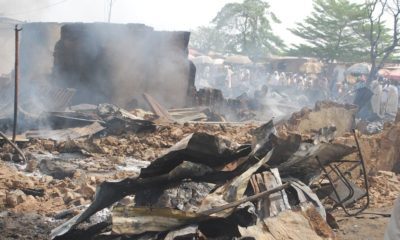 cropped 31 shops and mosques burnt in Kaduna