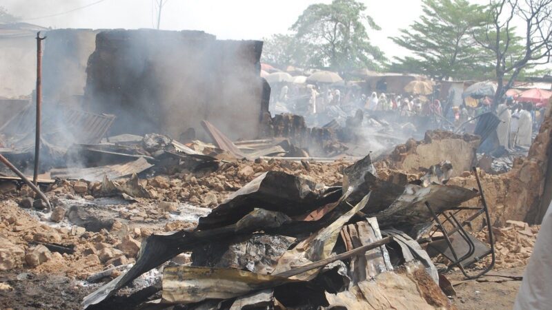 cropped 31 shops and mosques burnt in Kaduna