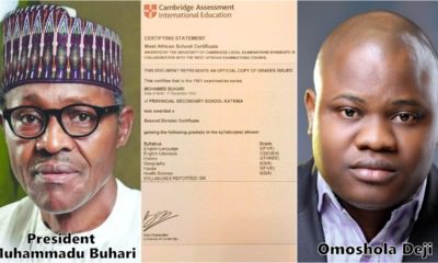 Buhari cert. education essen. By O.Deji