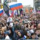 Tens of thousands of people rallied in Moscow on August 10 to protest the exclusion of independent candidates from the local elections