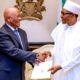 Buhari meet with South African envoy