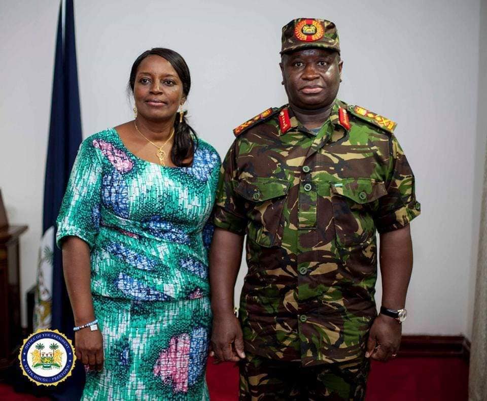 Fatmata with President