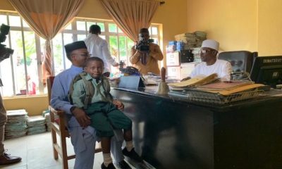 Mallam Nasir El-Rufai and son in Public School
